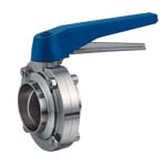 Opening adjustment butterfly valve
