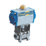 Pneumatic ball valve