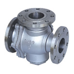 Three-way ball valve