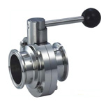 Health level package butterfly valve