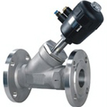 Stainless steel pneumatic Y type Angle seat valve