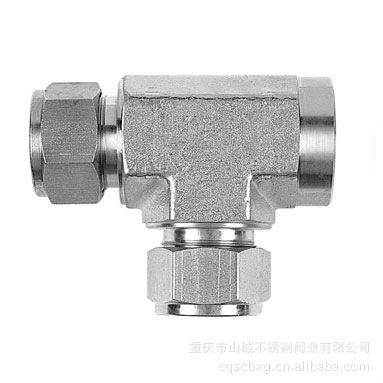 主管内螺纹可调卡套三通