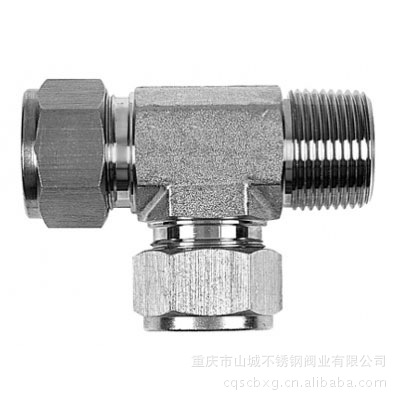 主管外螺纹卡套三通