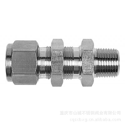穿板卡套接头