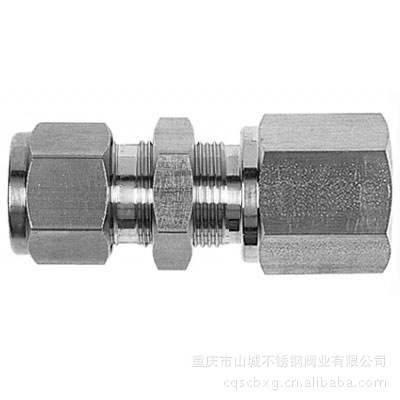 卡套内螺纹穿板接头